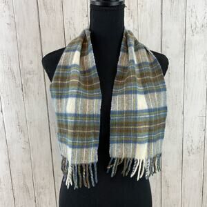 Scots Regal Muted Blue Dress Stewart Tartan Plaid Scotland New Lambswool Scarf